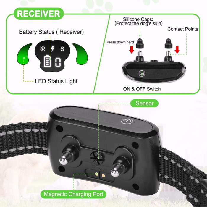 K260 2 IN 1 Remote Dog  Training Collar - 图片 7