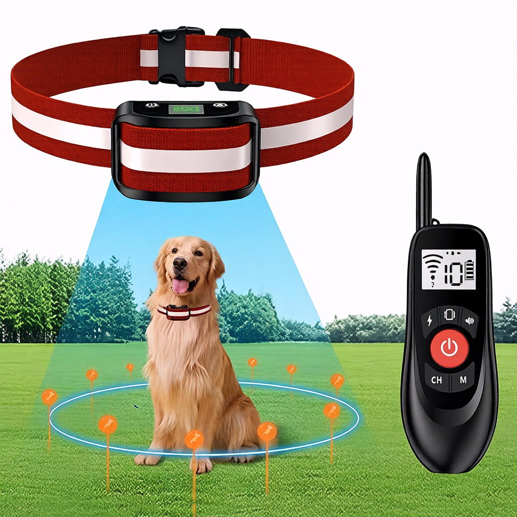 KD-W2-001 2-in-1 Wireless Dog Fence & Remote Training Collar System KD-W2 - 图片 1