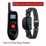 2-in-1 Wireless Dog Fence & Remote Training Collar System KD-W2 - 图片 7