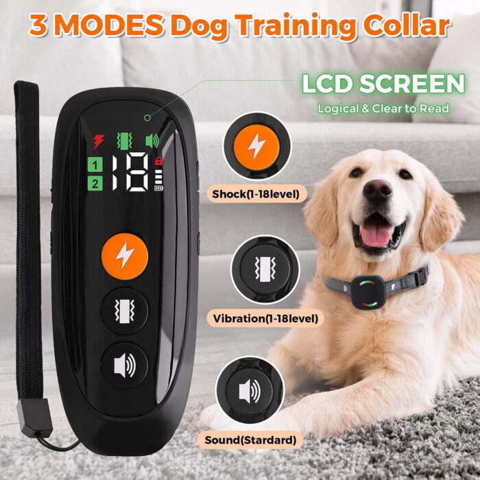 H736 Remote Dog Training Collars Shock E Collar - 图片 6