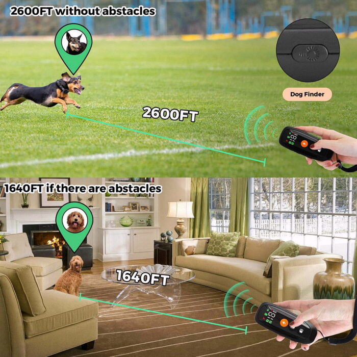 H736 Remote Dog Training Collars Shock E Collar - 图片 9