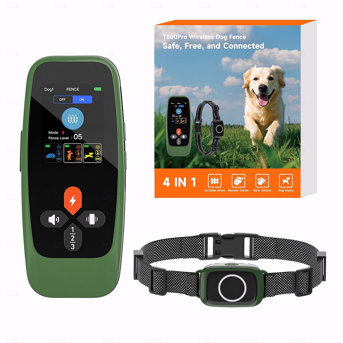 T800PRO-00001 T800Pro 3 in 1 Wireless Dog Fence - 图片 1